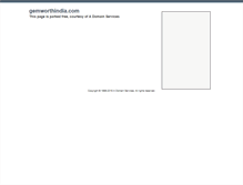 Tablet Screenshot of gemworthindia.com